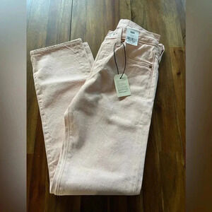 Levi’s fresh 501 straight leg jeans light pink mushroom tag button fly
